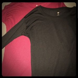 Set of 2 long sleeve (medium) shirts